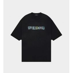 Heavenly Logo Print T-Shirt - Black