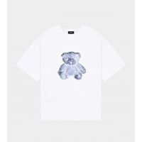 Pearl Necklace Teddy T-Shirt - White