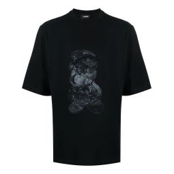 Black Overdyed Loose-Fit T-Shirt