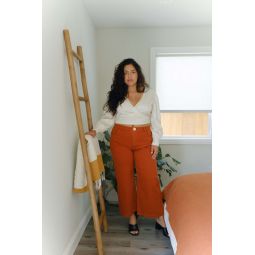 Whimsy + Row Extended Flora Pant - Rust