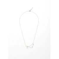 STARS And Pearl Necklace - Silver