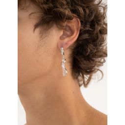 Single Ice Earring - Silver