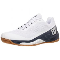 Wilson Rush Pro 4.0 White/Navy/Gum Mens Shoe
