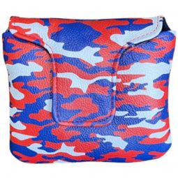 Winston Collection USA Red White and Blue Camo Leather Mallet Putter Headcover