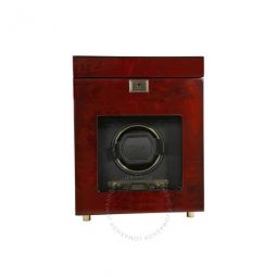 Desings Savoy Burlwood Single Watch Winder with Storage