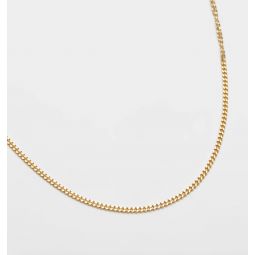 Curb Chain Necklace - Gold Vermeil