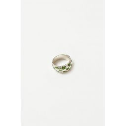 Clara Ring - Green/Silver