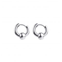 DROP HOOPS MINI - SILVER