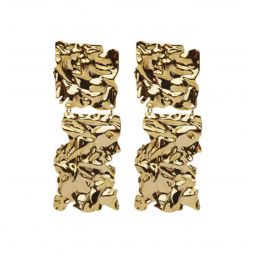 Paper Earrings - Gold