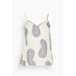 Rei Top in Ivory Paisley