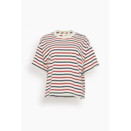 Palmer Tee in Navy/Red