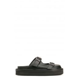 Belted Sandal - Black