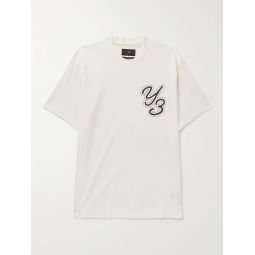 Oversized Logo-Print Cotton-Blend Jersey T-Shirt