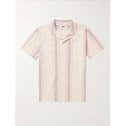 Malick Striped Cotton-Jacquard Shirt