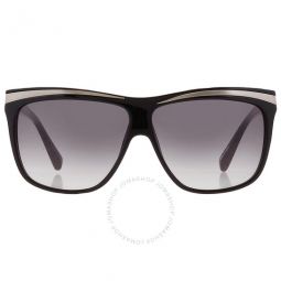 X Linda Farrow Grey Gradient Butterfly Ladies Sunglasses