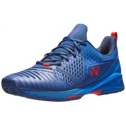 Yonex Sonicage 3 Clay Navy/Red Mens Shoes