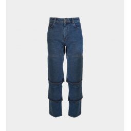 Classic Multi Cuff Jeans - Navy
