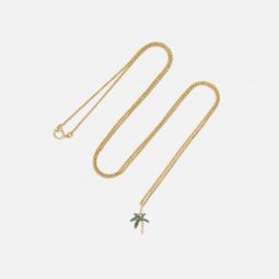 sautoir mini palmier necklace