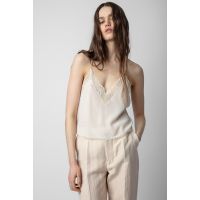 Christy Cropped Silk Camisole
