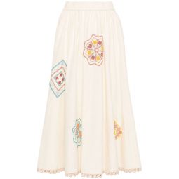 Ottie Doily Midi Skirt