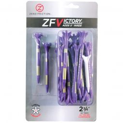 Zero Friction Victory 2 3/4 Golf Tees - 40 Pack