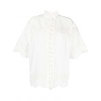 Junie Embroidered Shirt - Ivory