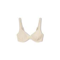 Towelling Bra Cup Top - Sand