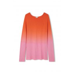 Merino Blend Knit Top - Pink Ombre