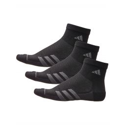 adidas Mens Superlite Stripe II 3-Pack Quarter Socks
