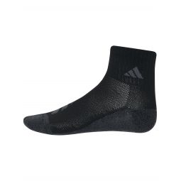 adidas Youth Cushion Quarter 6-Pack Socks Black