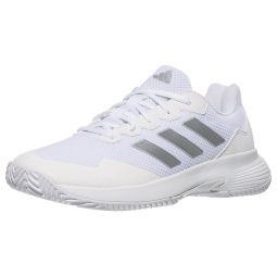 adidas GameCourt 2 White/Silver Womens Shoes