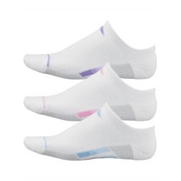 adidas Womens Superlite 3-Pack No Show Socks White