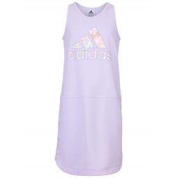 adidas Girls Spring 3 Stripe Dress