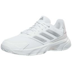adidas CourtJam Control 3 Wh/Silver Womens Shoes