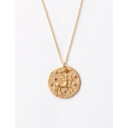 Sagittarius zodiac sign necklace