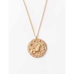 Capricorn zodiac sign necklace