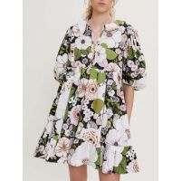 70s Floral print dress