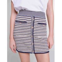 Knit mini skirt