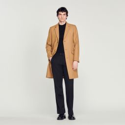 Wool and cashmere coat