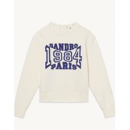 Sweatshirt with lettering
