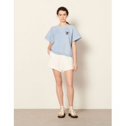 Faded cotton T-shirt