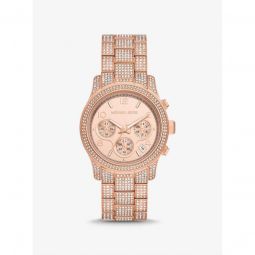 Runway Pave Rose Gold-Tone Watch