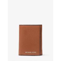 Cooper Pebbled Leather Tri-Fold Wallet