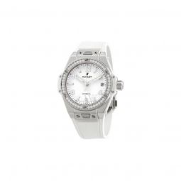 Womens Big Bang One Click Rubber White Dial
