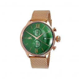 Mens Stainless Steel Green Dial