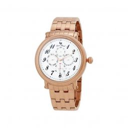 Potenza Multi-Function Rose-Tone SS Silver-Tone Dial Rose-Tone SS