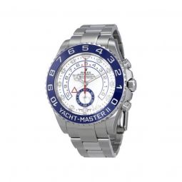Mens Yacht-Master II Chronograph Stainless Steel Rolex Oyster White Dial