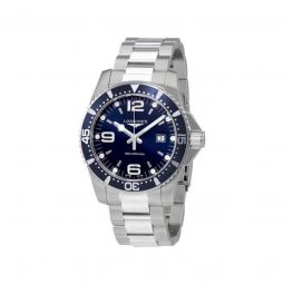 Mens HydroConquest Stainless Steel Blue Dial