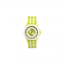 Womens Carnival Lime and White Nylon Lime and White Dial