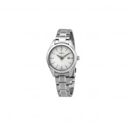 Women's Essentials Stainless Steel Silver Dial Watch